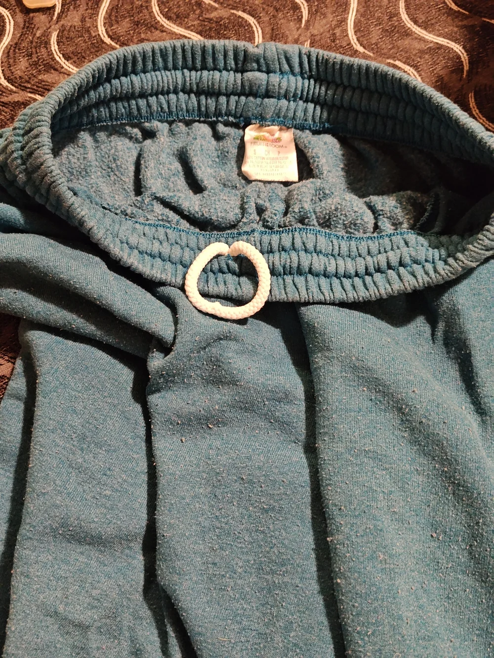 Fruit of the Loom Teal Kids Sweatpants - Elastic Waist & Cuffed Ankles